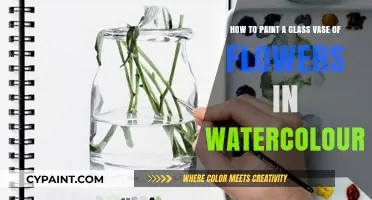 Capturing Floral Elegance: A Guide to Watercolor Glass Vase Painting