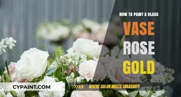 Elegant DIY: Painting a Glass Vase Rose Gold in Simple Steps