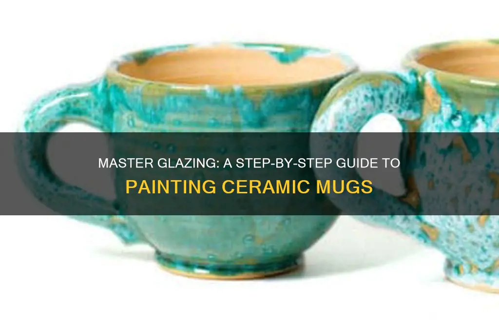 how to paint a glazed ceramic mug
