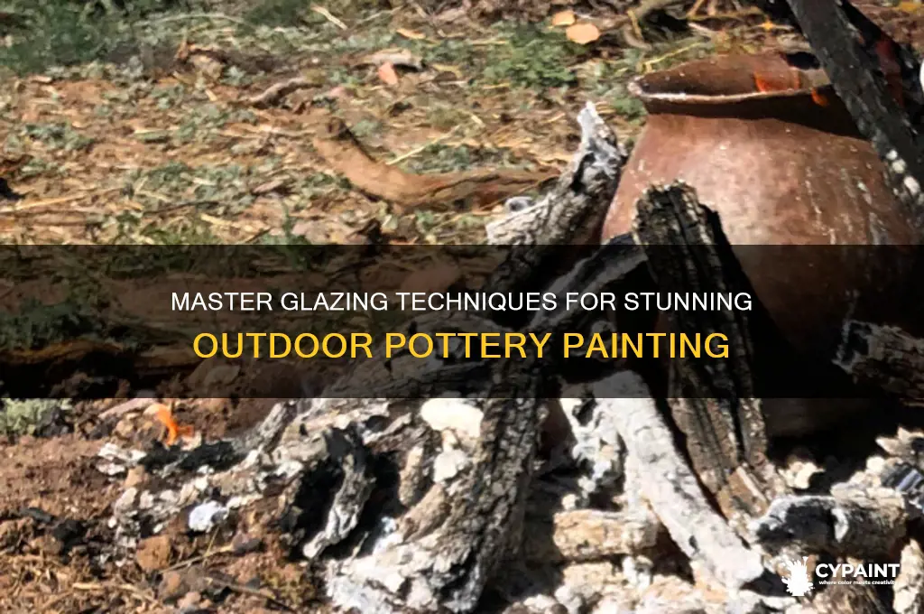 how to paint a glazed outdoor pot