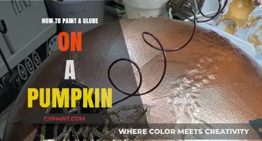 Creative Pumpkin Art: Painting a Globe on Your Pumpkin