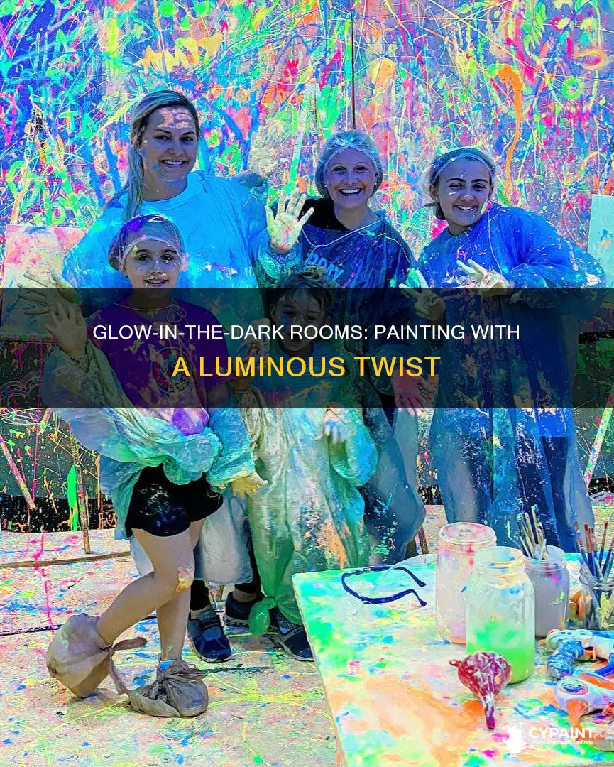 how to paint a glow in the dark room