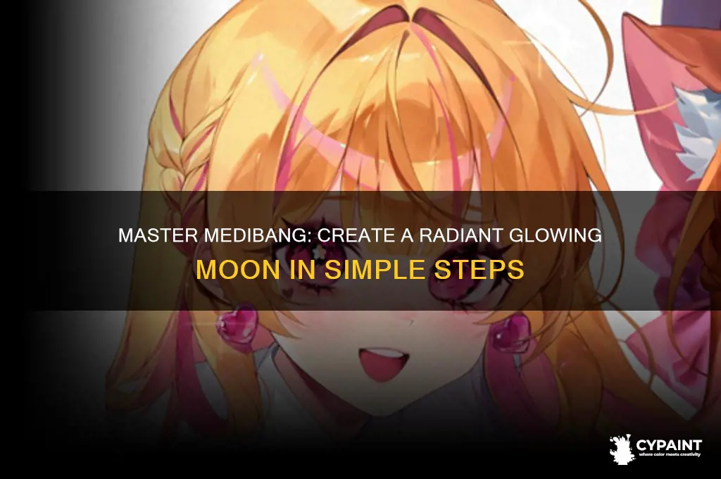 how to paint a glowing moon medibang