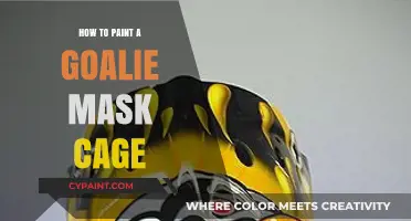 Mastering the Art: Painting Your Goalie Mask Cage Step-by-Step