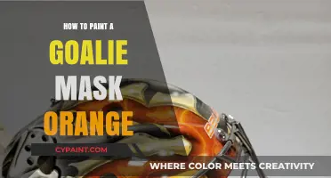Mastering the Art of Painting a Goalie Mask Orange