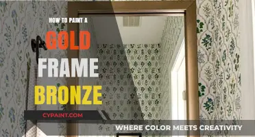 Transform Your Gold Frame: Easy Steps to Paint It Bronze