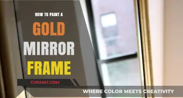 Elegant DIY: Painting a Gold Mirror Frame Step-by-Step Guide