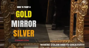 Transform Your Gold Mirror: Easy Steps to Paint It Silver