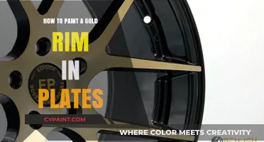 Mastering the Art of Painting Perfect Gold Rims on Plates