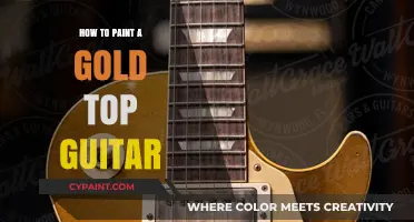 Mastering the Art of Painting a Gold Top Guitar