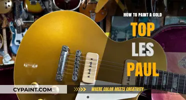 Mastering the Art of Painting a Gold Top Les Paul Guitar