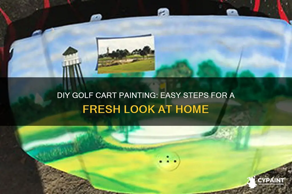 how to paint a golf cart at home