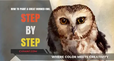 Mastering the Art of Painting a Majestic Great Horned Owl