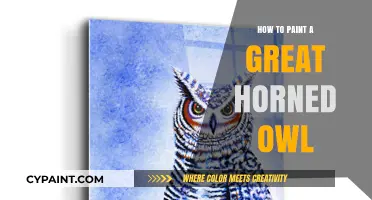 Mastering the Art: Painting a Majestic Great Horned Owl Step-by-Step
