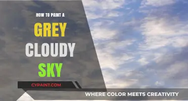 Mastering Atmospheric Art: Painting a Realistic Grey Cloudy Sky