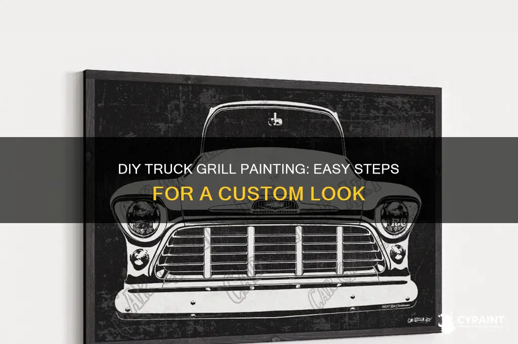 how to paint a grill on a truck