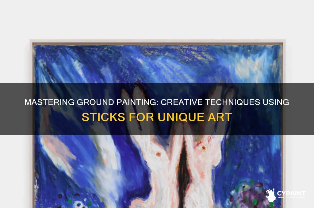 how to paint a ground with stricks
