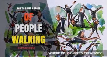 Mastering the Art of Painting People Walking in Groups