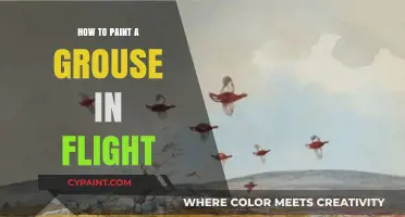 Mastering the Art: Painting a Grouse in Flight Step-by-Step
