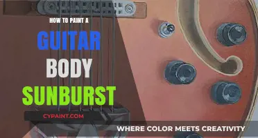 Mastering the Art of Painting a Guitar Body Sunburst