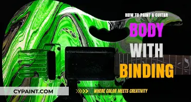 Mastering Guitar Body Painting: Techniques for Binding and Flawless Finish