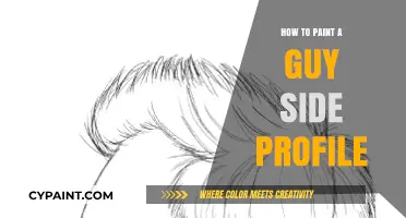 Mastering the Art: Painting a Guy's Side Profile Step-by-Step
