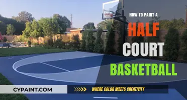 Mastering the Art: How to Paint a Half-Court Basketball Design