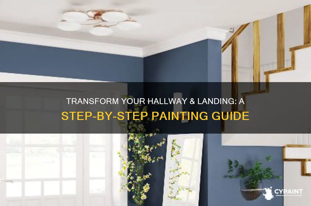 how to paint a hallway and landing