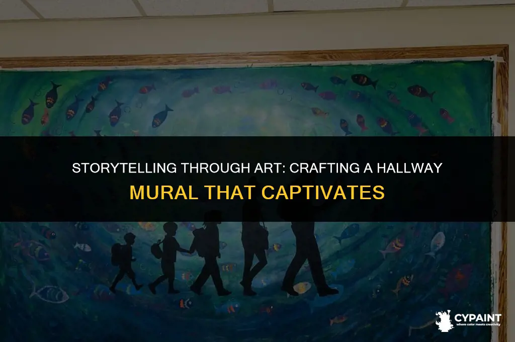 how to paint a hallway mural that tells a story
