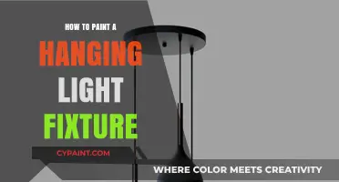 Revamp Your Space: Easy Steps to Paint a Hanging Light Fixture