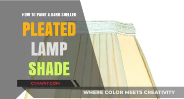 Transform Your Pleated Lamp Shade with Paint