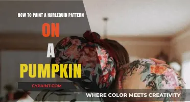 Creating a Harlequin Pumpkin: Paint a Vibrant Pattern