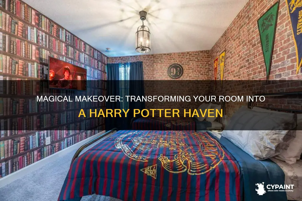 how to paint a harry potter room