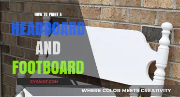 Transform Your Bedroom: Easy Steps to Paint a Headboard and Footboard