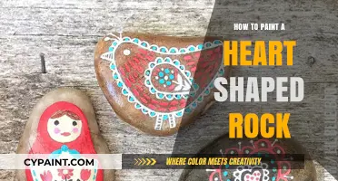 Creative Rock Painting: Crafting a Heart-Shaped Masterpiece Step-by-Step