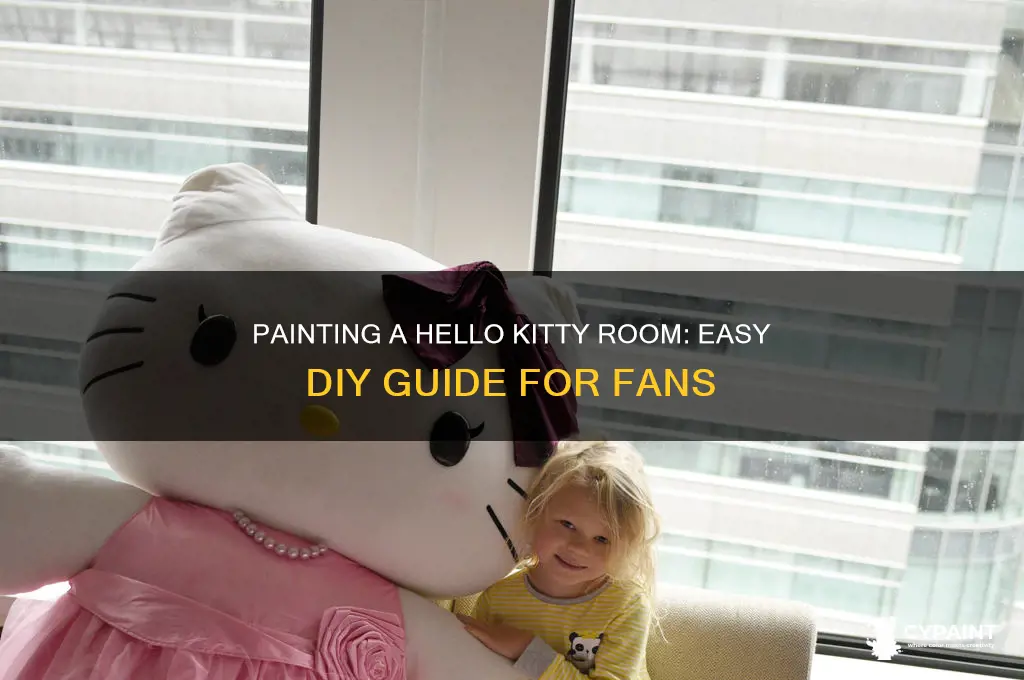 how to paint a hello kitty room