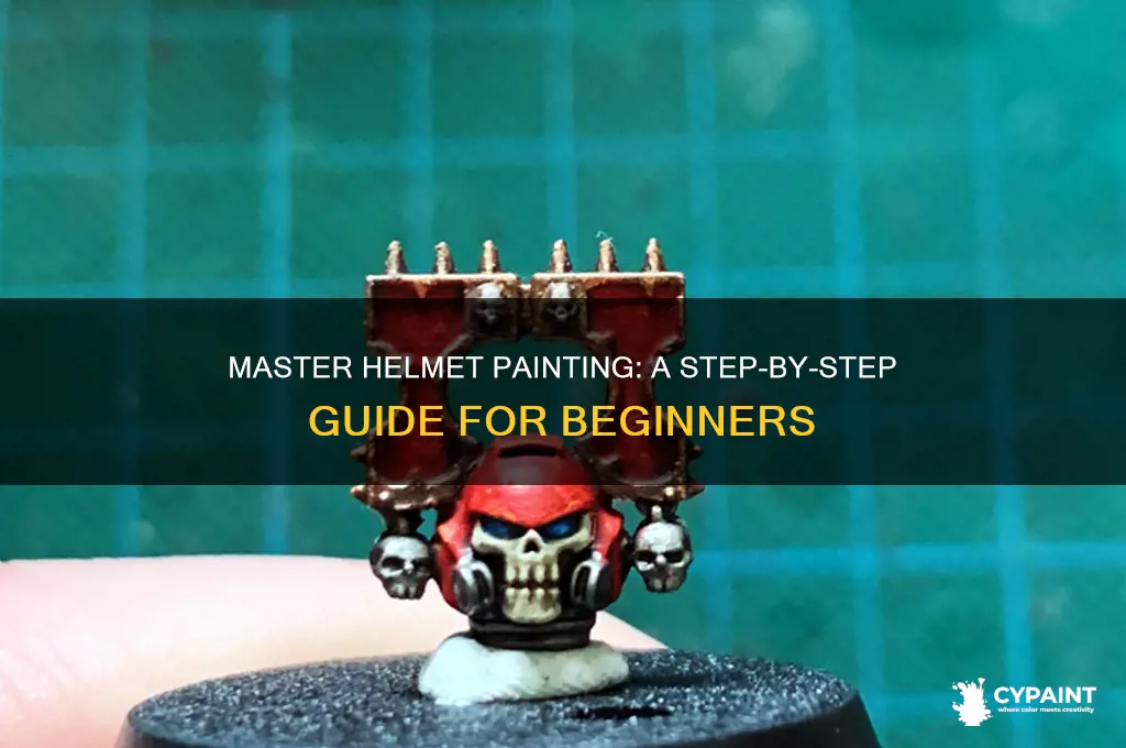 how to paint a helmet step by step