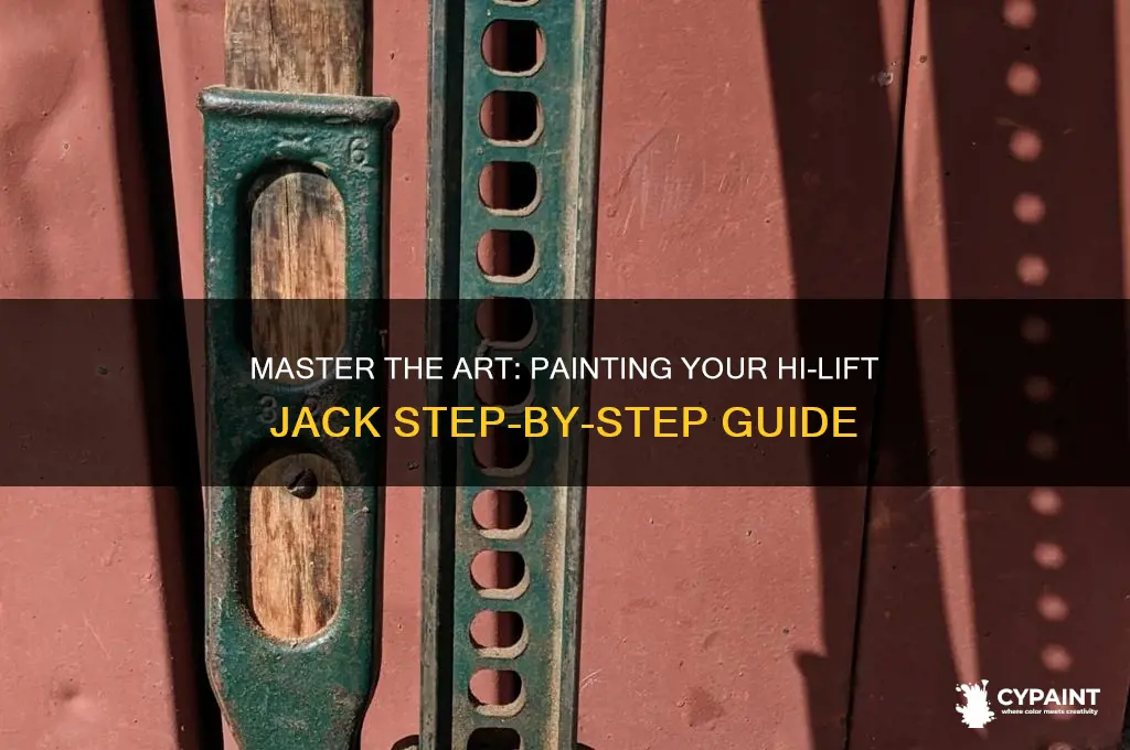 how to paint a hi lift jack