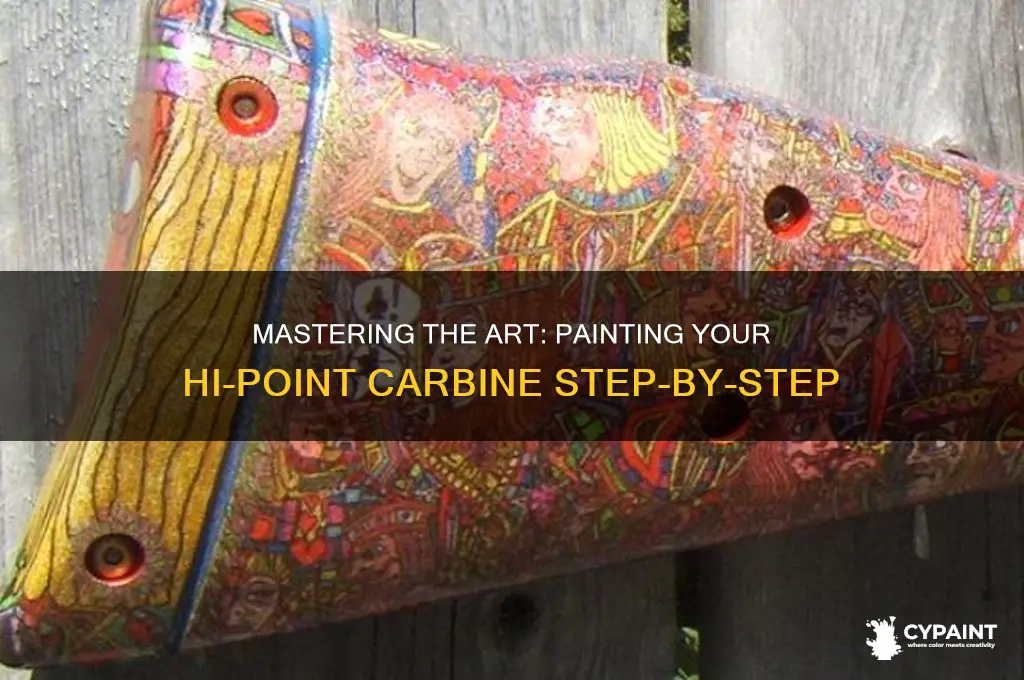 how to paint a hi point carbine