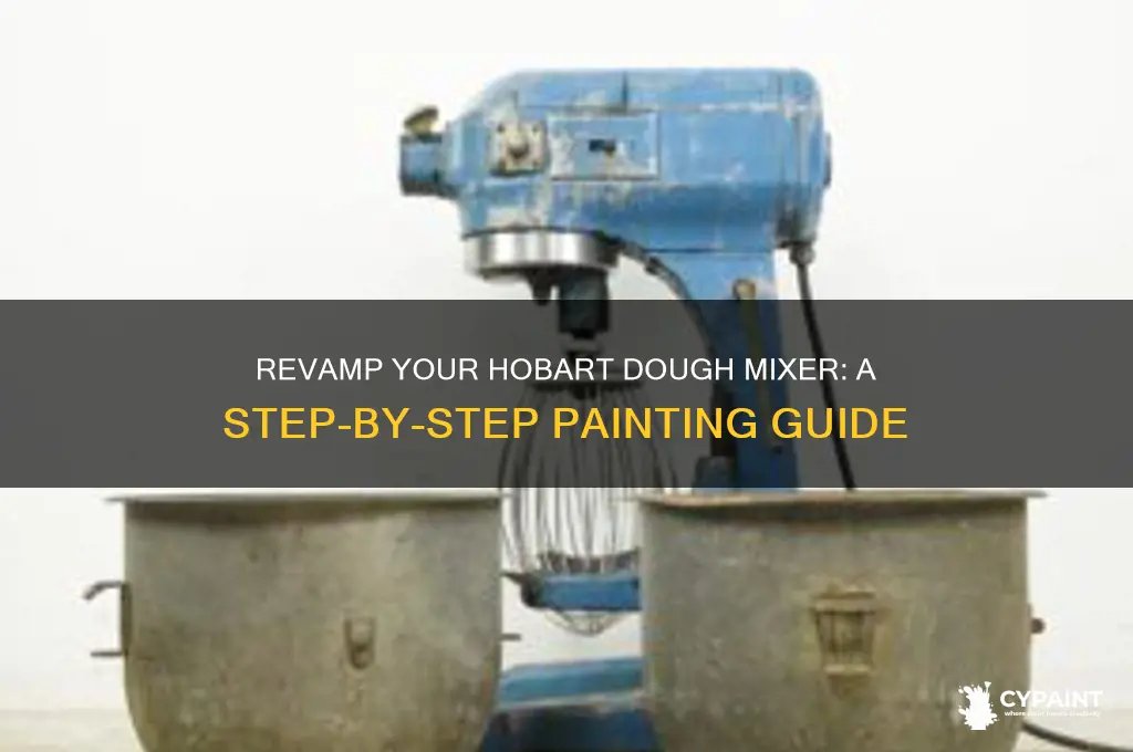 how to paint a hobart dough mixer
