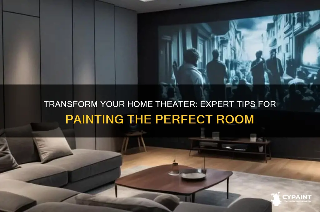 how to paint a home theater room