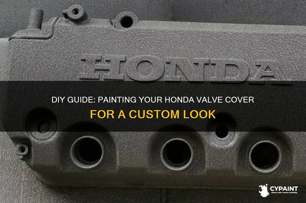 how to paint a honda valve cover