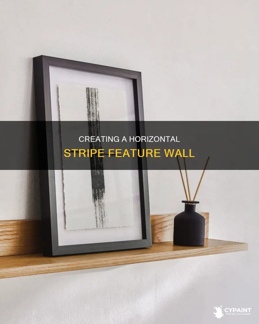 how to paint a horizontal stripe around a room