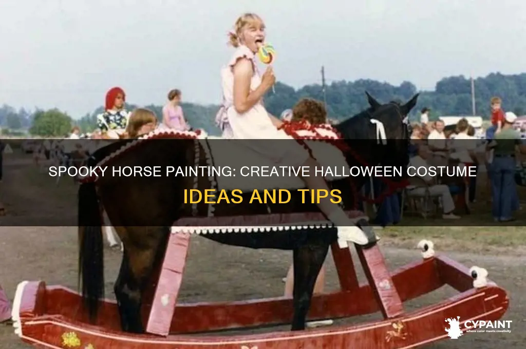 how to paint a horse for halloween