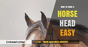 Simple Steps to Paint a Realistic Horse Head for Beginners