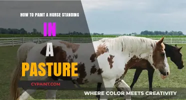 Painting a Horse in Pasture: Capturing the Beauty