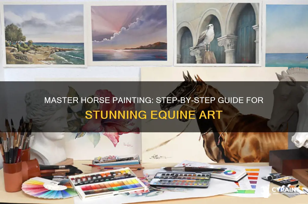 how to paint a horse step by step