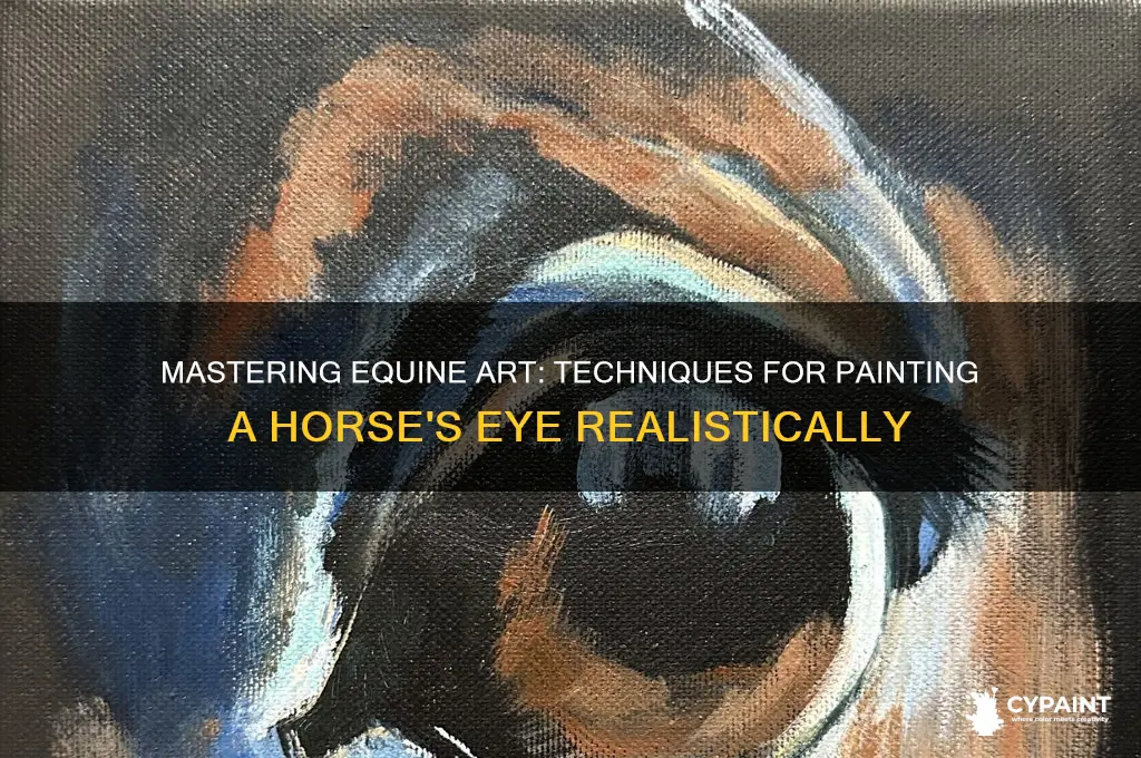 how to paint a horse