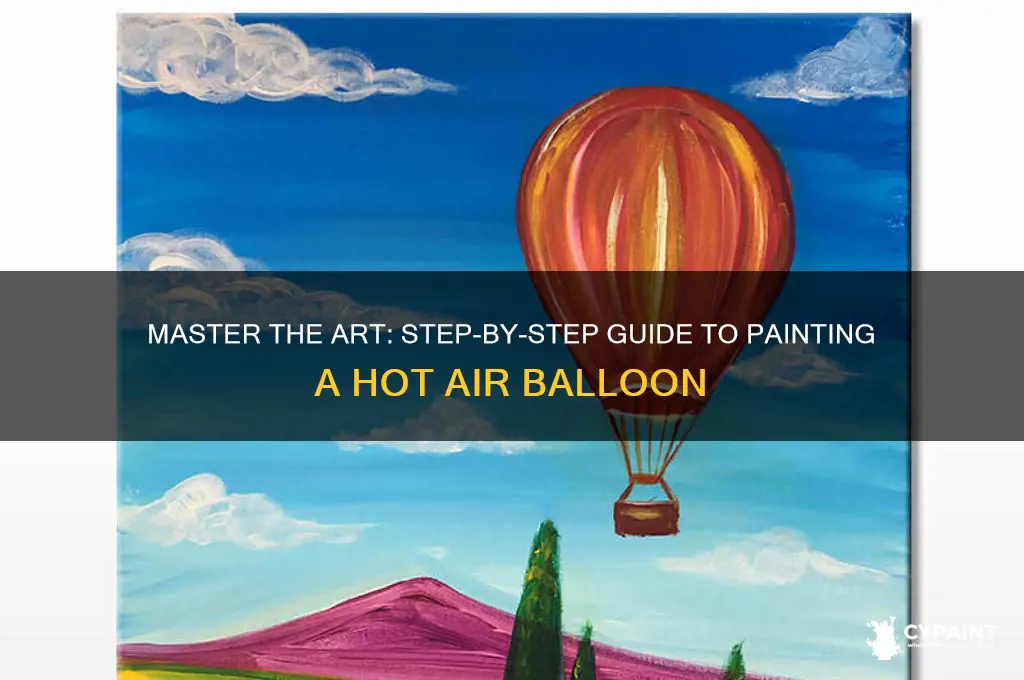 how to paint a hot air balloon