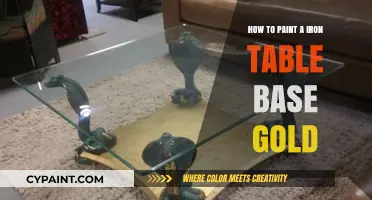 Transform Your Iron Table Base: Easy Gold Painting Guide